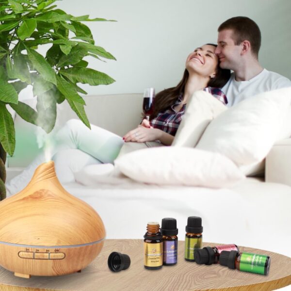 Ätherische Öle Set 18 x 10 ml, Teebaum, Lavendel, Eukalyptus, Weihrauch, Zitronengras, Rosmarin, Orange, Minze, Zitrone, Bergamotte, Ylang-Ylang, Grapefruit, Kamille, Rose, Vanille, Patchouli Salbei - Image 7